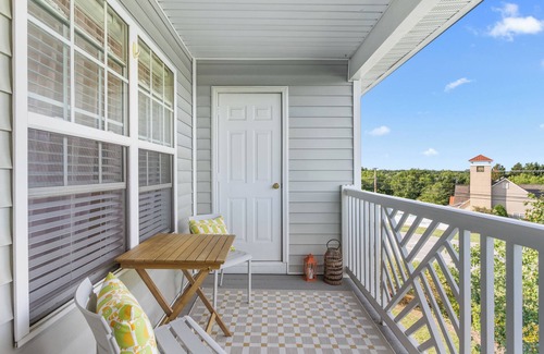 High Point Condo | Overlook Retreat Across from Carolina Core. Pet and Remote Work Friendly!