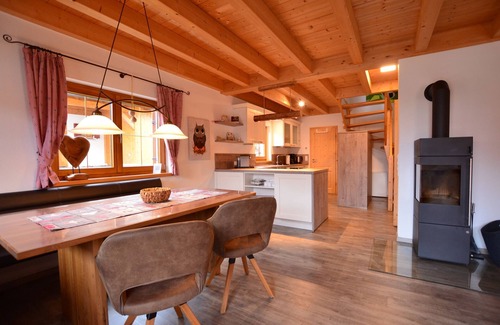 Lechbruck House | Owl's nest - comfortably furnished with sauna, Swedish stove, terrace, balcony