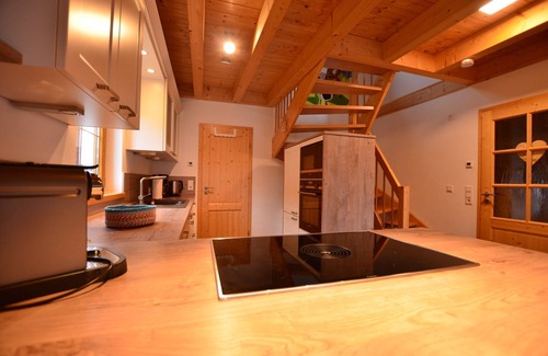 Lechbruck House | Owl's nest - comfortably furnished with sauna, Swedish stove, terrace, balcony