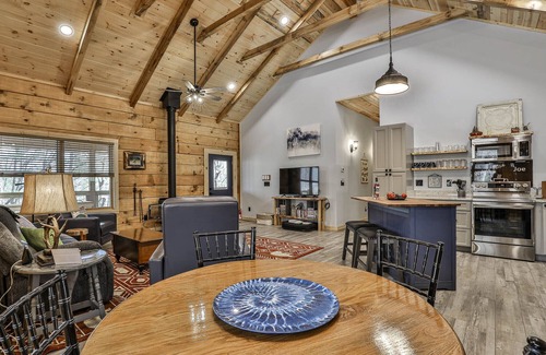 Ellijay Cabin | Owl's Roost - 2BR, Hot Tub, Firepit, Dog Friendly/Minimum Age Requirement of 2