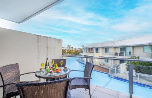 Salamander Bay Apartment | Pacific Blue 244, 255 Sandy Point Rd - pool, aircon, linen and resort features