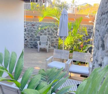 Le Portail House | Paillote Plume Bleue