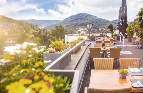 Bad Herrenalb Apartment | Panorama Superior Zimmer mit Spa Tasche, WLAN und Balkon oder Sonnenterrasse