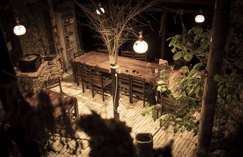 Khelvachauri House | Panoramic sea view tiny house with a lawn