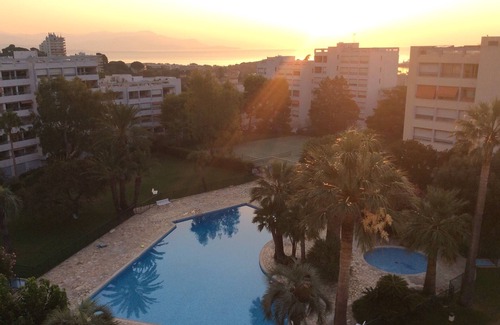 Antibes Apartment | Panoramic sea view near Antibes town center with swimming pool