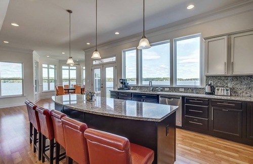 Bumpass House | Panoramic View of Water, Beautiful Sunset, Volleyball Court, Beach-Private Side