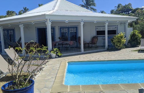 Saint-Francois Villa | PAPAYE, charming Creole villa with swimming pool and panoramic sea view