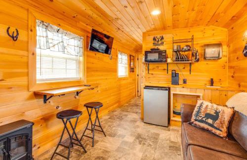 Sevierville House | Patio, Fire Pit and Grill Central Sevierville Cabin