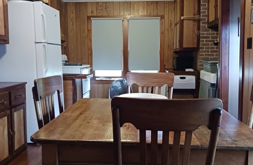 Elcho Cabin | Peaceful 2-bedroom cabin in Elcho on Lower Post Lake.