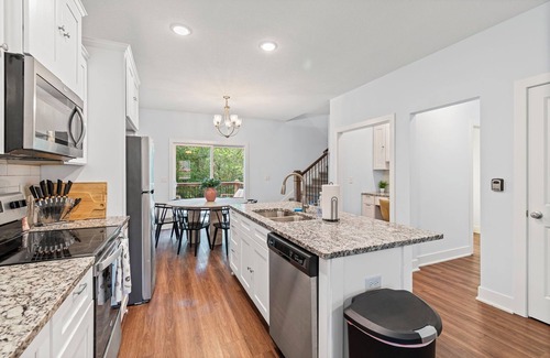 Blue Township House | Peaceful 4BR Home w/Porch, Deck & Wooded Views Perfect for Families and Friends