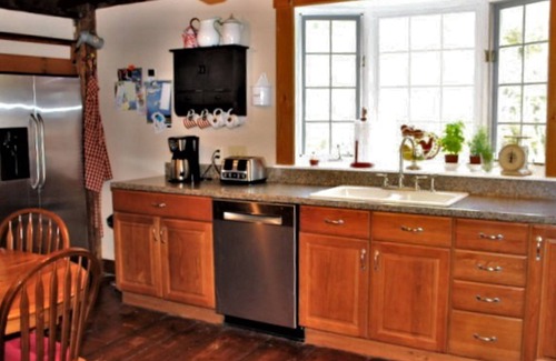 Laconia House | Peaceful dog-friendly home with private pool, patio, pool table, gas grill & W/D