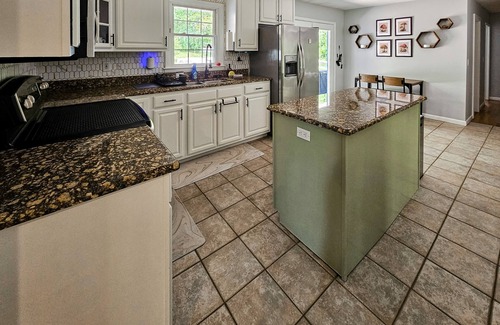 Hendersonville House | Peaceful Hendersonville home with porch, WiFi, fire pit and Keurig!