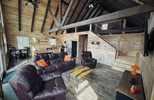 Monticello House | Peaceful lake house with game room on beautiful Conroy Lake in Maine!