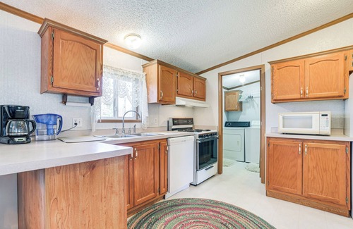 West Branch House | Peaceful Lakefront Home w/Deck in West Branch!