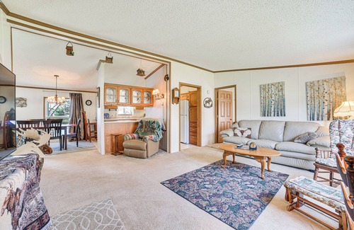 West Branch House | Peaceful Lakefront Home w/Deck in West Branch!