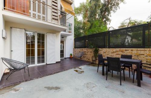 Ano Kipseli Apartment | Peaceful Studio Private Garden Office Espresso