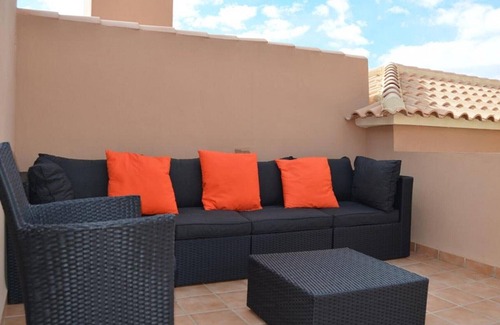 Mar de Cristal Apartment | Penthouse apartment, chill out roof terrace, balcony, communal pool
