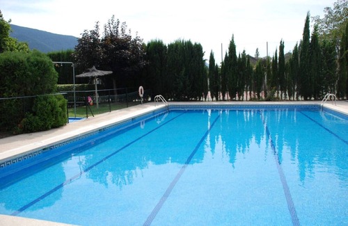 Biescas Apartment | Penthouse in Biescas with pool, tennis and barbecue