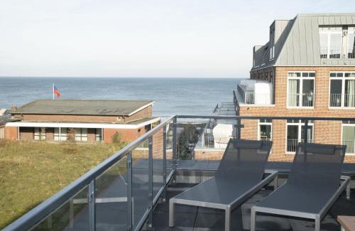 Wangerooge Apartment | Penthouse Wangerooge, gigantischer Meerblick