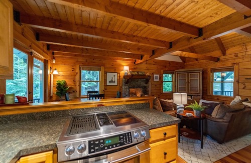 Sparta Cabin | Perfect Cabin in the Woods! Hot Tub, Fire Pit, WI-FI, Central A/C