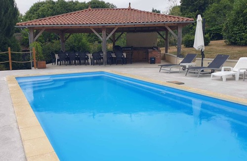 Bussiere-Galant House | Perfect for groups! Charming 8-bed w/Pool & Outdoor Kitchen in village
