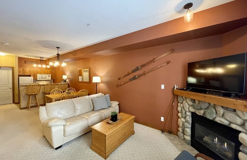 Silver Star Mountain Condo | Perfect Ground Floor Condo in Creekside - ski right from your door!