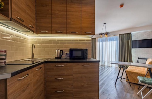 Kazbegi Apartment | Perfect location! Magnificent view! Extra bedroom apartment!
