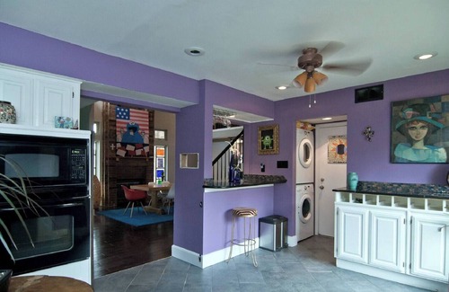 Southwest Arlington House | Pet friendly Bohemian townhouse with very private patio