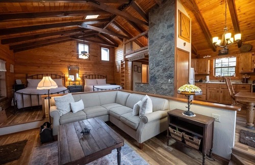 Eureka Springs Cabin | Pet Friendly Cabin! Fire Pit, Mountains, Trails