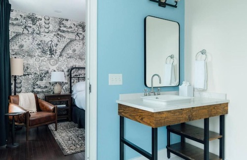 Five Points South Hotel | Pet-Friendly King Room at The Painted Lady! Free Parking, Close to McWane Center