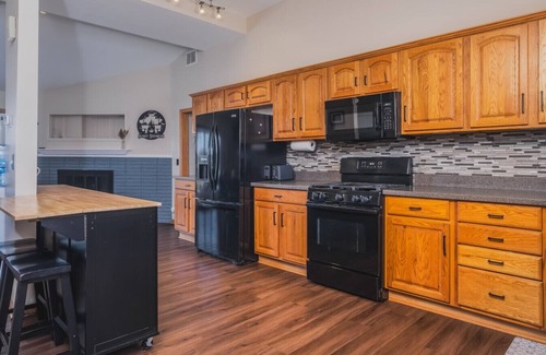 Fox Lake House | Pet Friendly Sunset Lakefront Cottage in Fox Lake w/Boat Pier