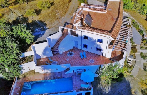 Almunecar Villa | Pet-Friendly Villa 'Algarrobo Azul' with Sea View, Pool, Garden, A/C & Wi-Fi