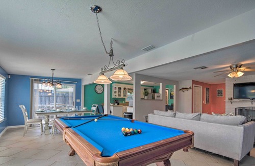 Driftwood Isles House | Pet-Friendly Waterfront Paradise w/ Dock on Gulf!