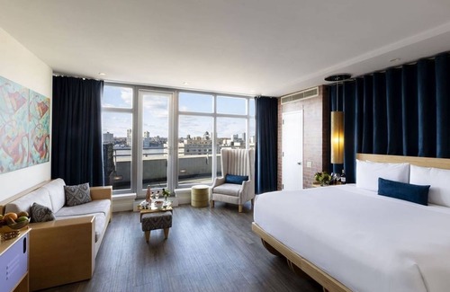Central Park West Hotel | Pets Allowed, Loft With Terrace Room at Arthouse Hotel New York City