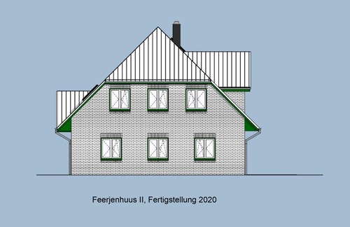 Vollerwiek Apartment | Pfahlbau, Ferienwohnung für 4 Personen - Erwachsene oder Kinder - in DE FEERJENHUSEN am Haubarg von Vollerwiek, Fertigstellung April 2020