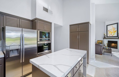 La Quinta Condo | PGAWEST Stadium home with STUNNING course, lake and Mountain View’s on hole five