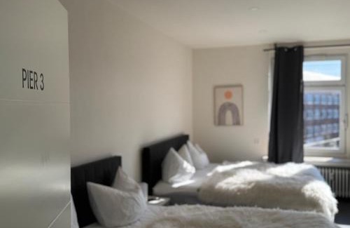 Cuxhaven House | Pier 1 bis 4 gmütliche Zimmer mit Boxspringbett