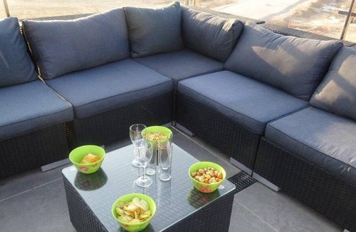 Torre de la Horadada Apartment | Pilar De La Horadada: Sea view New Apartment 2 bedrooms with private solarium - beach 50 meters and pool in the residence