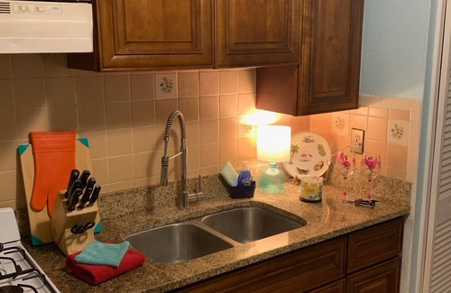 East Ocean View Cottage | Pink Flamingo at the Beach