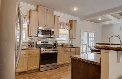 Asheville Apartment | Pisgah Retreat w/Hot Tub & Private River Access