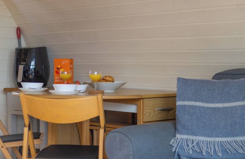 Llangammarch Wells House | Pod1 Heron Powys River Glamping Pods Builth Wells Wales