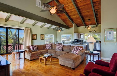 Poipu House | Poipu Beach House with Ocean View and Lush Garden