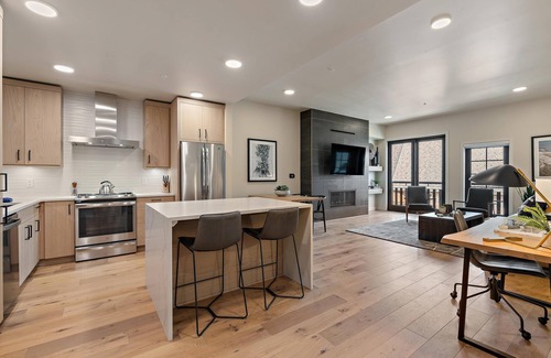 Tamarack Resort Condo | Polished Condo|Plaza and Mountain views
