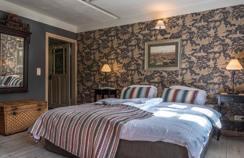 Ahlbeck Apartment | Pommernhaus Historisches Colonistenhaus Sauna Kamin Boot - Romantic overnight stay with open fireplace