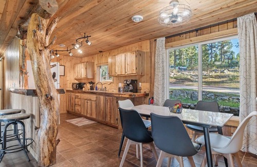 Custer Apartment | Pondside Lodge: Hottub + Sauna + Firepit + Game Room