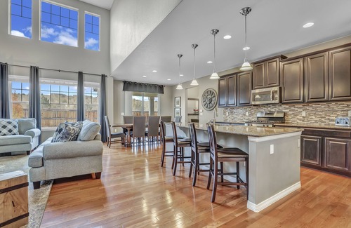 Arvada House | POOL! 4,000 sqft Cozy Mtn Home! Huge Game Room! Family Friendly Pool Table