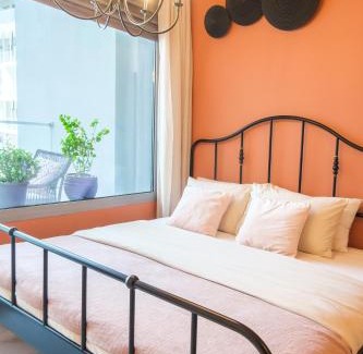 Masdar City Apartment | Poolside Charm