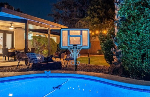 Melrose Paradise House | Poolside Oasis Heated Pool, Game Room & Grill