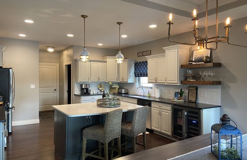 Osage Beach House | Porto Cima Lakefront Home in calm water cove perfect for Family Fun!