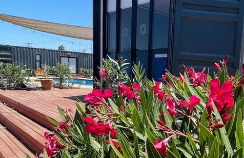 San Carlos Hotel | Precioso contenedor con alberca